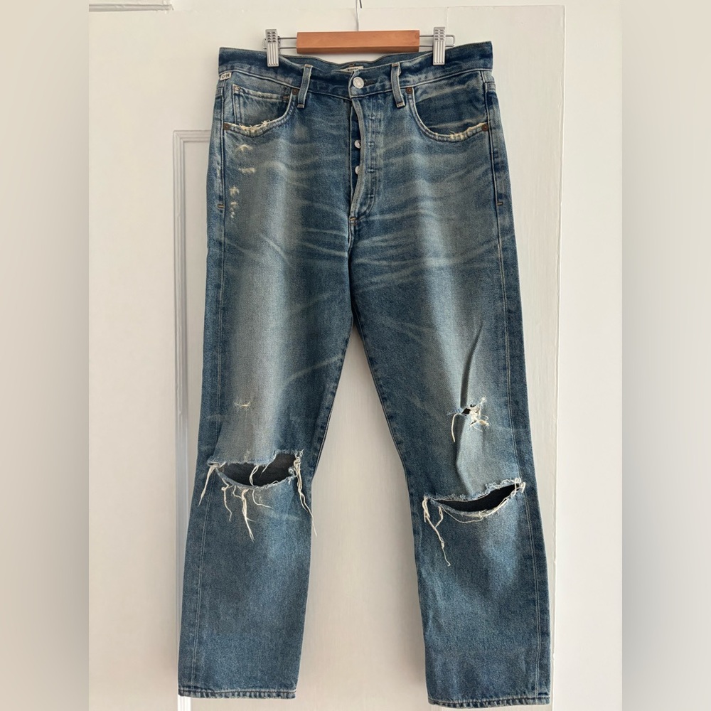 Drew high rise slim straight 28